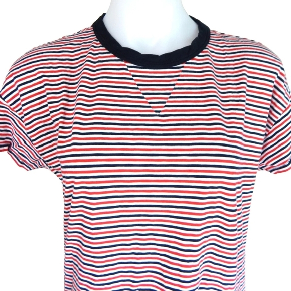 Rag & Bone Striped Tee Shirt Dress - Picture 3 of 5